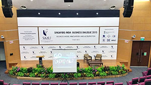 Singapore-India Business Dialogue at SMU Auditorium